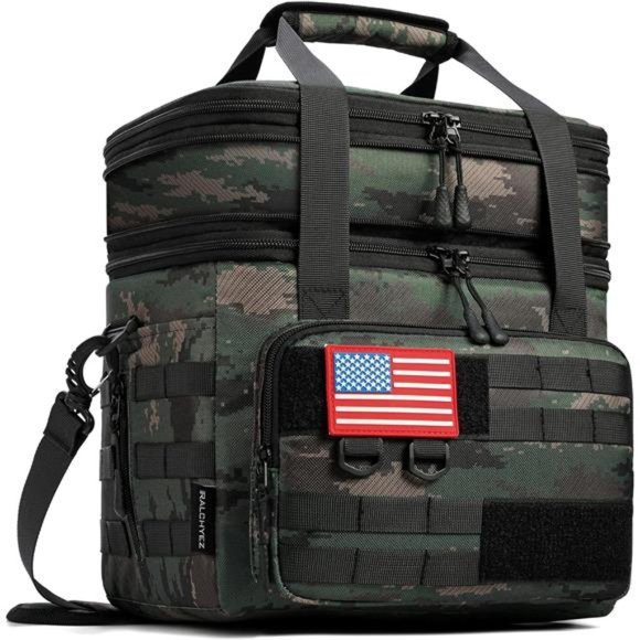 Bags | Tactical Lunch Bag Large Double Deck Insulated Lunch Box ...